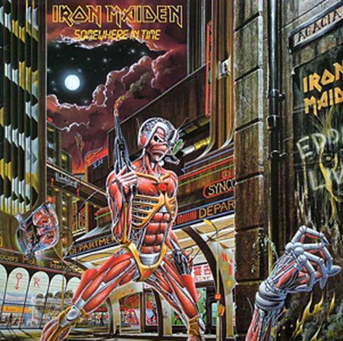 IRON MAIDEN サムホエア・イン・タイム LP レビュー】IRON MAIDEN 6th Album『Somewhere In Time』 - BANG