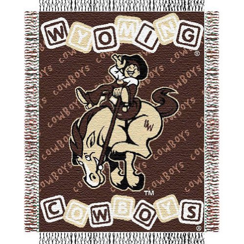 University of Wyoming Cowboys Baby Blanket Bedding Throw 36 x 46