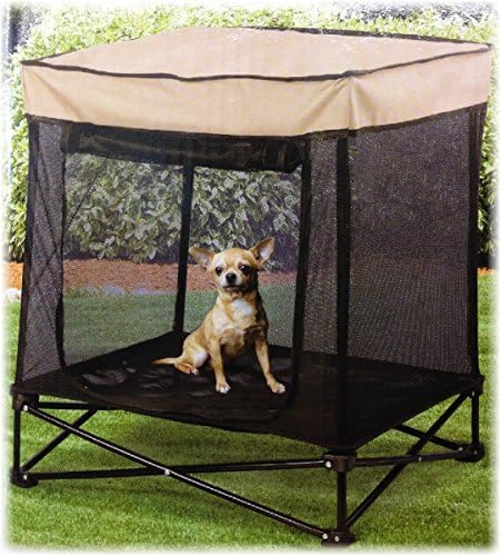 POP UP INDOOR/OUTDOOR PORTABLE PET KENNEL WITH CARRY CASE