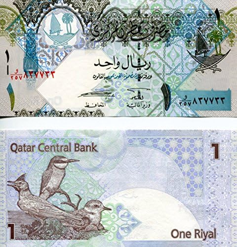 Qatar Bank Note, 1 Rial/Riyal, 2008, P-28