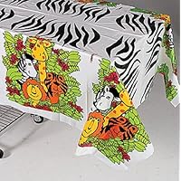 Zoo Jungle Animal Table Cloth (1 pc)