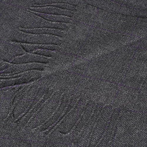 Grey and Purple Check Scarf ONE GRY/PURPINKDECO