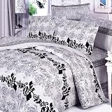 Blancho Bedding - [Pale Purple Classic] 100% Cotton 4PC Comforter Cover/Duvet Cover Combo (King Size) Review
