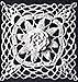 Vintage Crochet PATTERN to make - Irish Crochet PATTERN MOTIF BLOCK Bedspread 