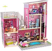 KidKraft Girl's Uptown Dollhouse with Furniture
