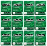 (12 Tubes) Chapstick Spearmint Lip Balm Hard To Find!