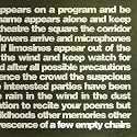 A Few Empty Chairs