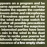 A Few Empty Chairs