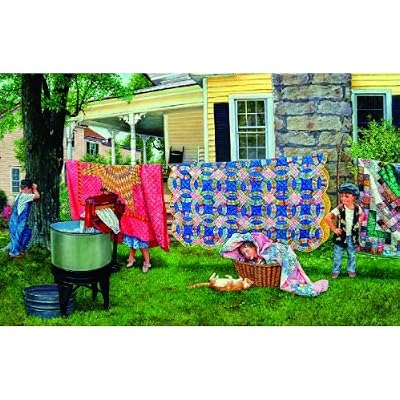 Hide N Quilt 550pc Jigsaw Puzzle by Susan Brabeau