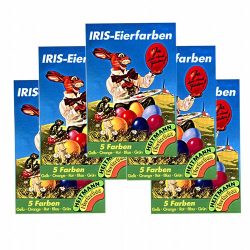 Brauns-Heitmann 4102AMZ - Eierfarben Iris zum kochen, 5 x 5er Set Preisvergleich