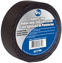 Intertape 5638 Gaffers Tape 1.88-Inches x 60-Yards, Black