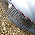 Car Eyelashes (pair) with Pink Crystal Eyeliner