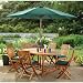 7 – Pc. Eucalyptus Outdoor Dining Set