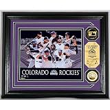 Highland Mint Colorado Rockies Team Force Photo Mint w/ 2 24KTGold coins