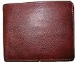 Mens / Teen Boys Authentic Leather Bi-Fold Wallet ( Black & Brown ) - New !