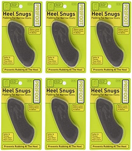 Profoot Heel Snugs 6 PAIRS INCLUDED Softer and Thicker Than Other Heel Liners