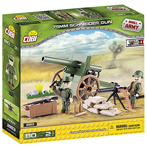 COBI Small Army 75mm Schneider Gun Building Kit