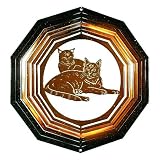 Next Innovations EMCAT2BK/C PB Black and Copper Cat Pair Eycatcher, Medium