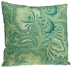 Throw Pillow,  Barrise Peacock Paisley