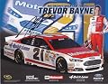 AUTOGRAPHED 2013 Trevor Bayne #21 MOTORCRAFT RACING (Ford Fusion) 9X11 SIGNED NASCAR Hero Card w/ COA