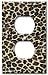 Leopard Print Switch Plate - Outlet Cover