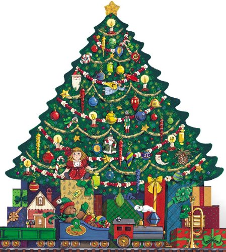 Byers' Choice Advent Calendar, Christmas Tree