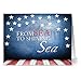 Note Card Cafe Patriotic Greeting Cards Set with Red Envelopes | 72 Pack | Blank Inside, Glossy Cover | Patriotic Phrases | For July Fourth, Christmas, Holidays, Birthdays, Thank Yous, Ceremonies