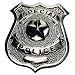 US Polizeiabzeichen, "Special Police", silber, Anstecknadel