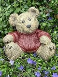 Eigenschaften Tiefes Kunsthandwerk GbR  / Steinfigur Tierfigur Gartenfigur Teddy Bär hellbraun