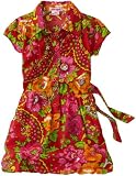 61gVVq06GTL. SL160  Pink Angel Girls 7 16 Floral Bubble Dress, Red Combo, 14