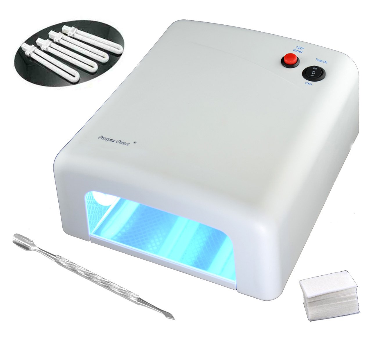 Proxima Direct 36 Watt UV Nail Gel Lamp Light Gel Curing Nail Dryer with 120 eBay