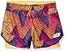 Skechers Girls' Big Print 2-in-1 Compression Short, Blazing Orange, Large