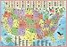 Illustrated map of the US for kids (Laminated Children's Wall Map of the US for Kids) [Map])