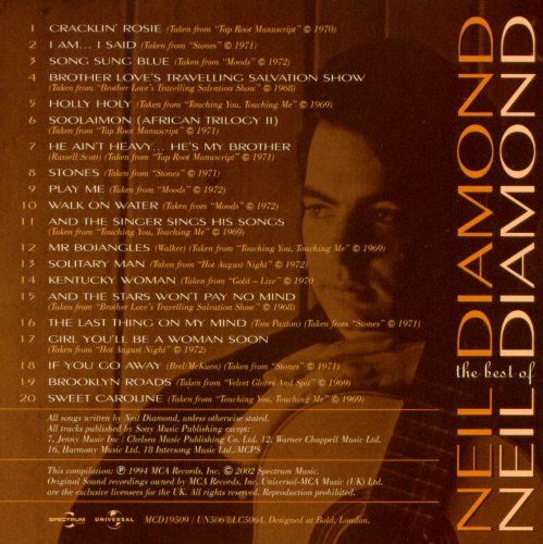 THE BEST OF NEIL DIAMOND