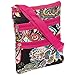 Womens Paisley Crossbody Swingpack Bag w/ Pink Trim (Pink)