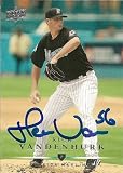 Rick Vandenhurk Autographed Florida Marlins 08 UD Card