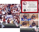 Harry Carson Signed Giants Action 8x10 Photo w/HOF'06