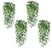 FOUR 29" Artificial Bamboo Grass Hanging Bushes
