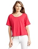 C&C California Women's Short Sleeve Rolled Sleeve Box Tee