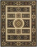 Nourison Versaille Palace VP21-IBK 6'0x6'0 Area Rug Octagon Hand Tufted Wool Ivory