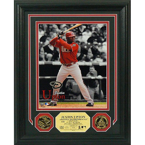Arizona Diamondbacks Justin Upton 24Kt Gold Coin Photo Mint By Highland Mint