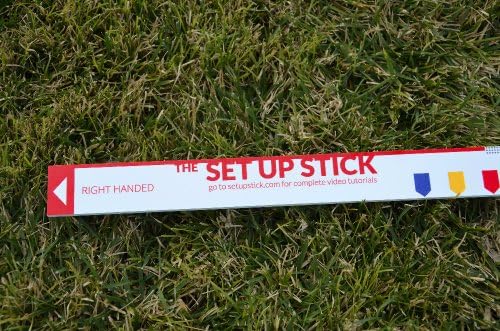 The Set Up Stick | Total Golf Stance Setup Tool, Ball, Feet and Perfect Balance Position Tool (right hand)
