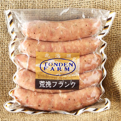 トンデンファーム 荒挽フランクソーセージ 5本400g