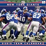 New York Giants 2010 Wall Calendar