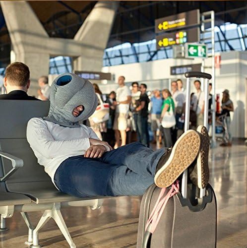 Magical Ostrich Pillow Protecting Office the Nap Pillow Car Pillow Everywhere Nod Off to Sleep (Blue)