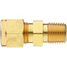 Parker CPI 4-2 FBZ-B Brass Compression Tube Fitting, Adapter, Tube OD x NPT Male