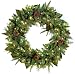 GKI Bethlehem Lighting Pre-Lit 30-Inch PE/PVC Christmas Christmas Wreath with 100 Clear Mini  , Green River Spruce