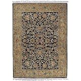 Bali Black Traditional Hand-Tufted Wool Rug