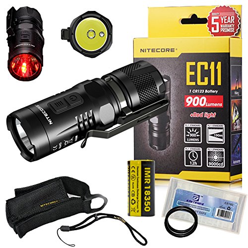 Bundle:nitecore ec11 led flashlight cree xm-l2 u2 900 l…