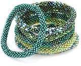 Aid Through Trade Peacock Roll On Bracelet